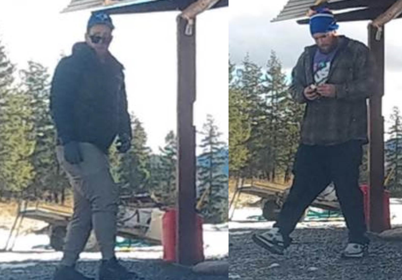 Two pictures of two different men cropped side-by-side.